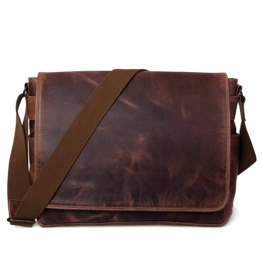 Wilson leather satchel messenger bag