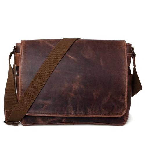 Wilson leather satchel messenger bag