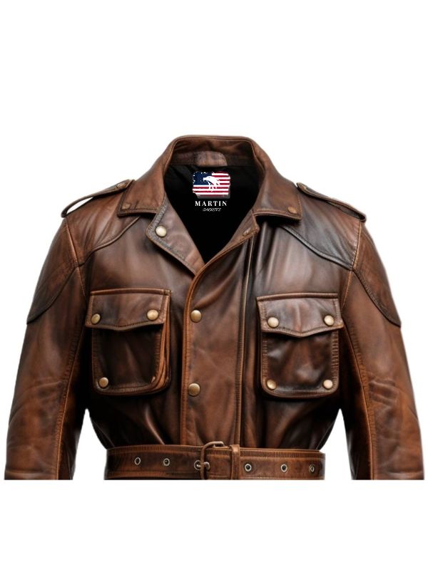 Leather Field Jacket