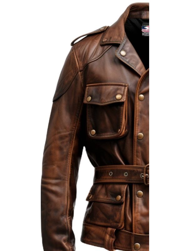 Leather Field Jacket