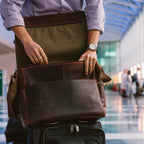Buffalo Leather Satchel