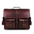 men's leather messenger bag