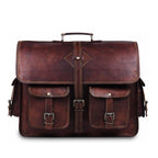 men's leather messenger bag
