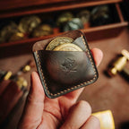 Leather Dual Coin Slip