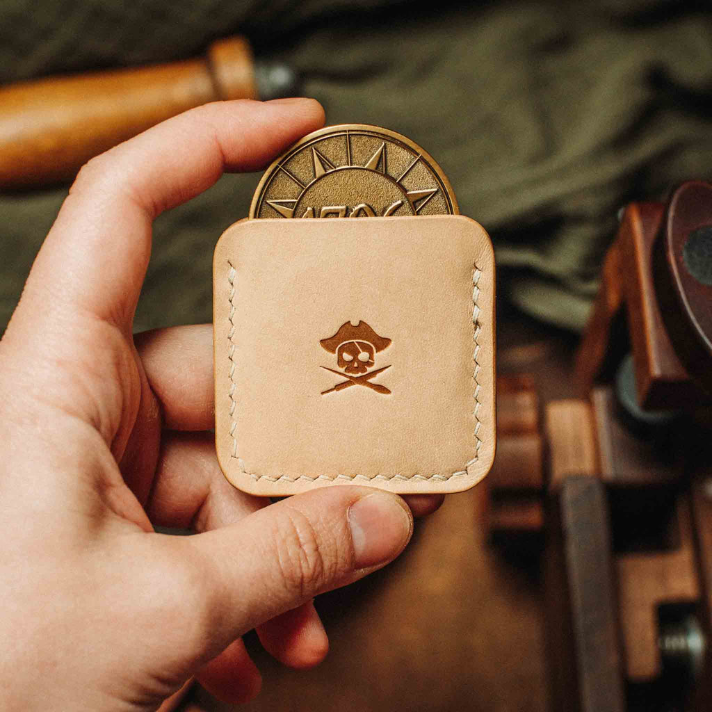 Leather Coin Slip