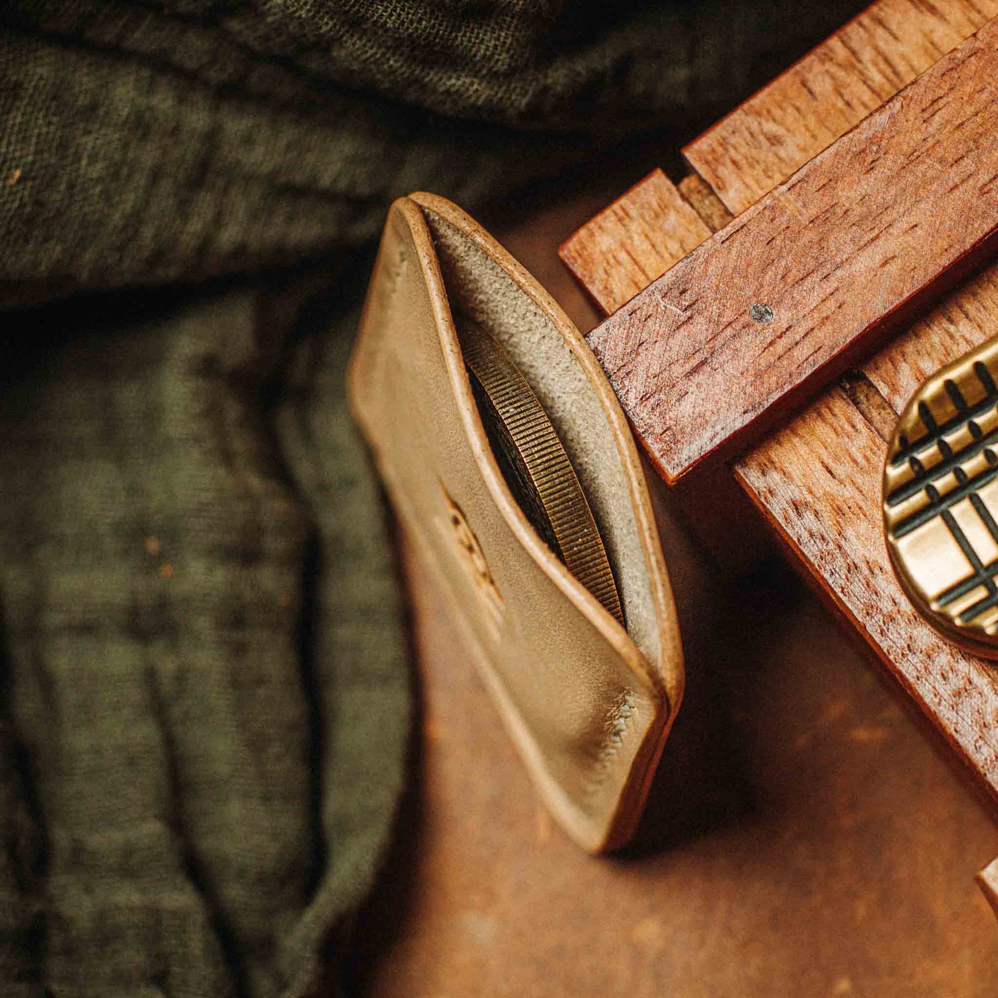 Leather Coin Slip