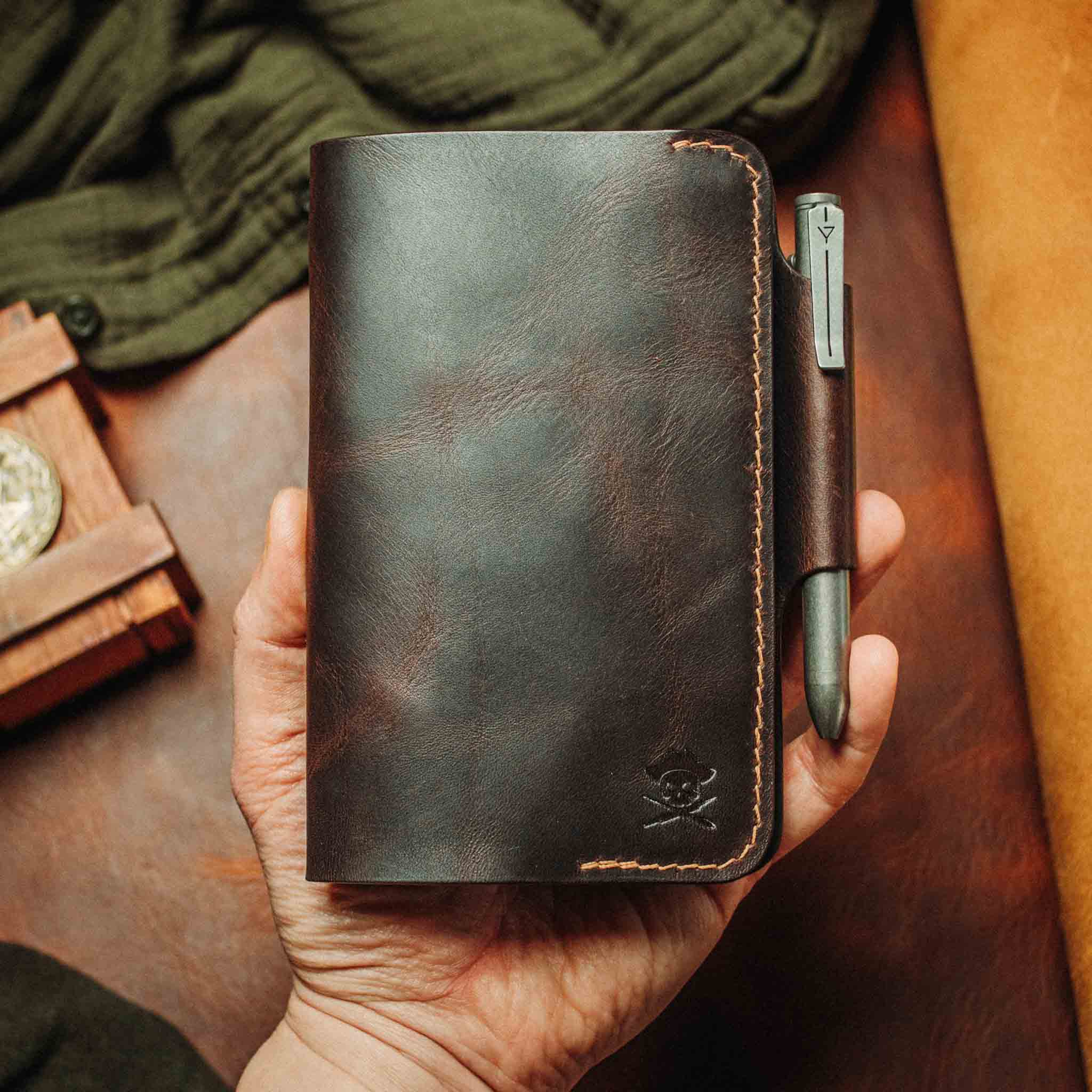 leather Field Notes notebook cover
