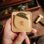 Leather Dual Coin Slip