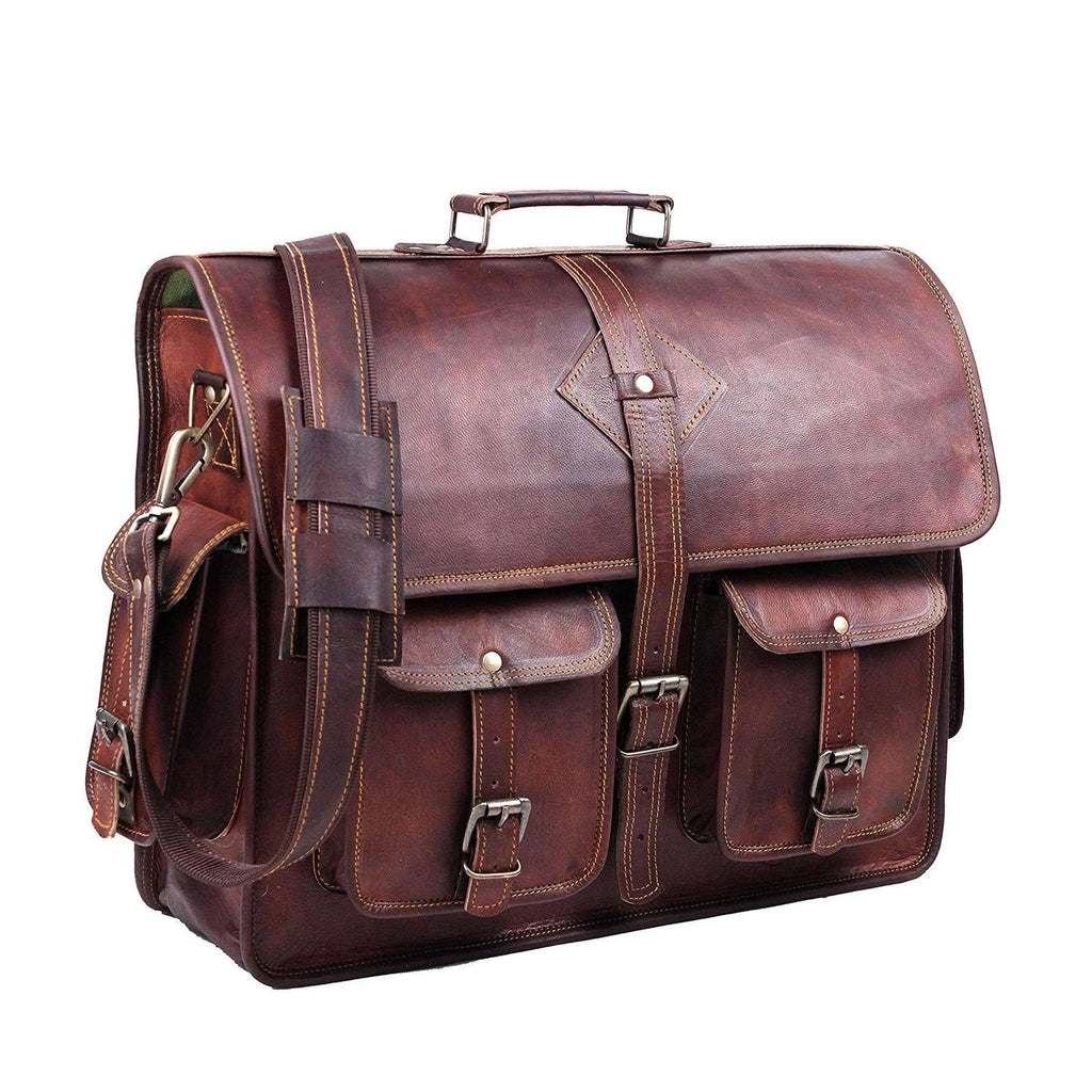 Goat Leather Messenger