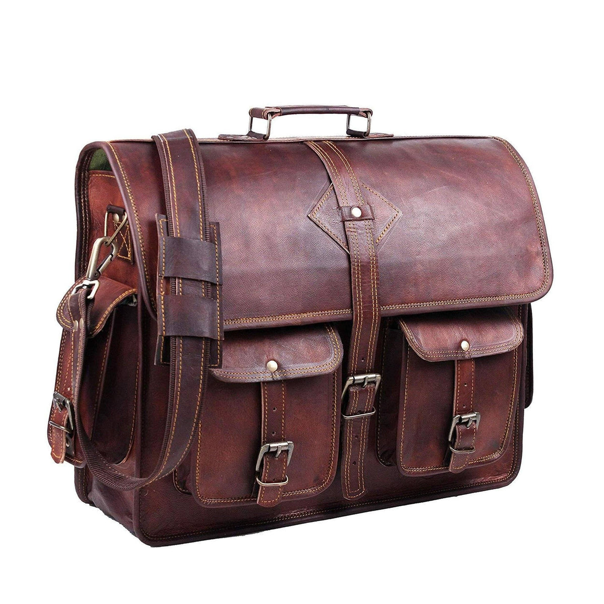 Goat Leather Messenger