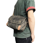 Waxed Canvas Crossbody