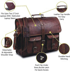 Goat Leather Messenger