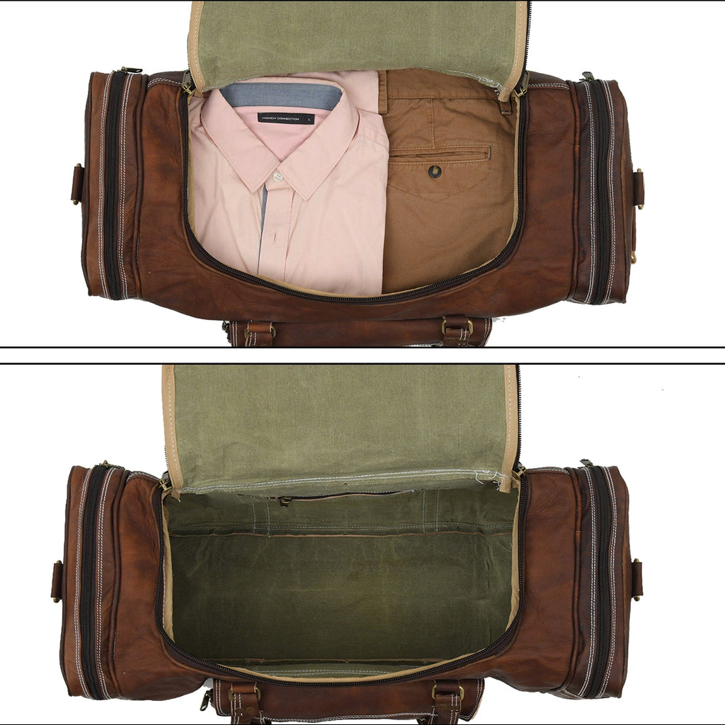 Goat Leather Weekender
