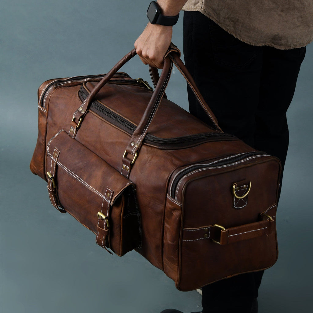 Goat Leather Weekender