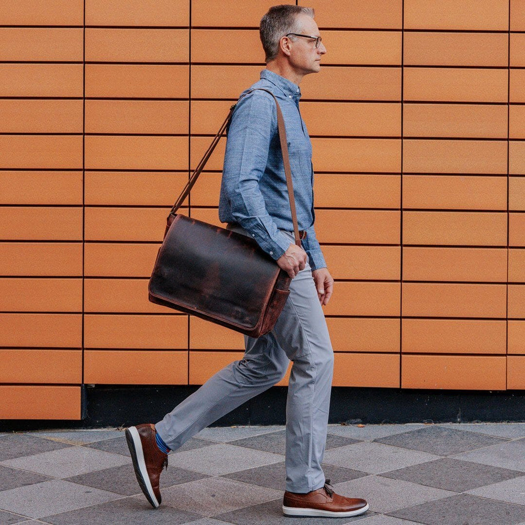 Buffalo Leather Satchel