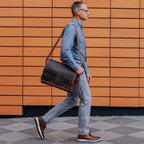 Buffalo Leather Satchel