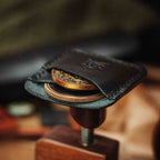 Leather Dual Coin Slip