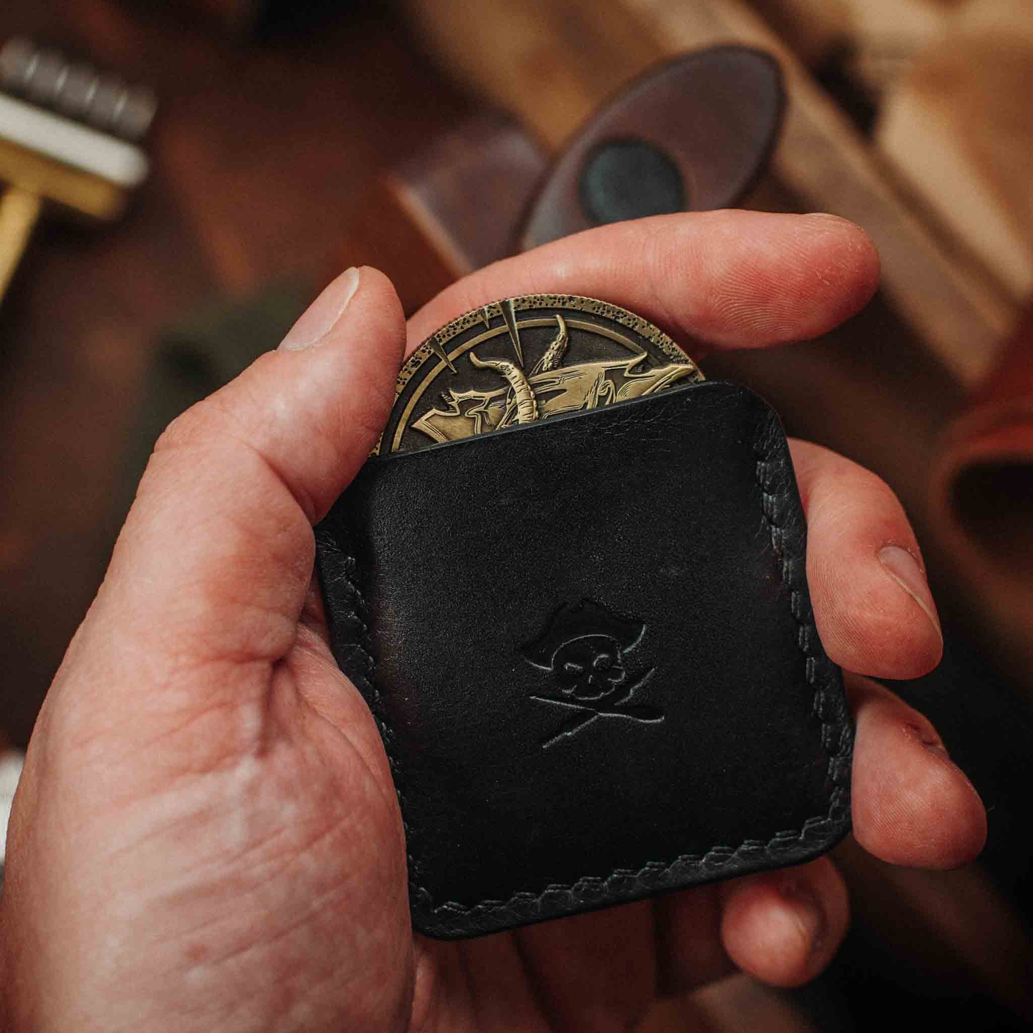 Leather Coin Slip
