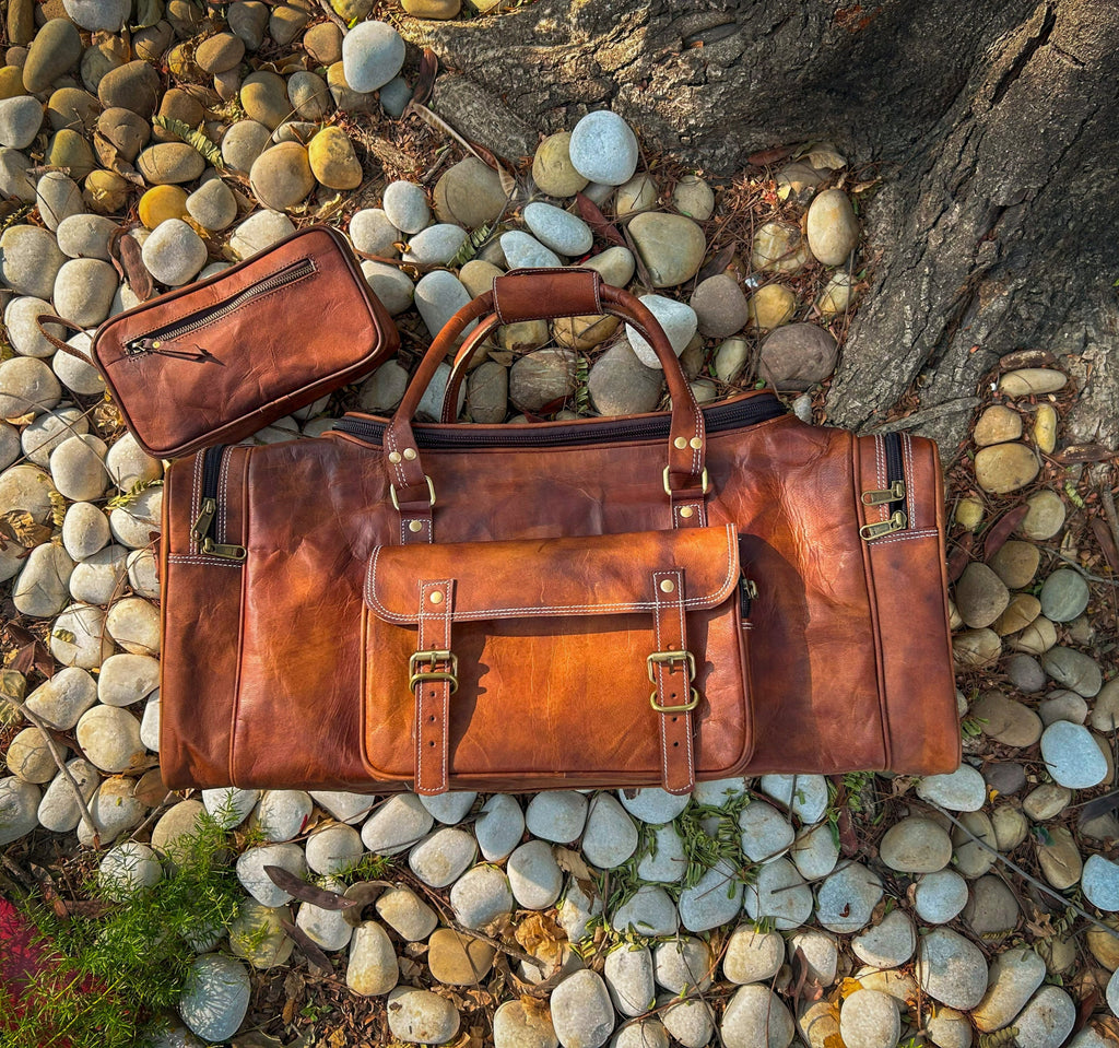 Goat Leather Weekender