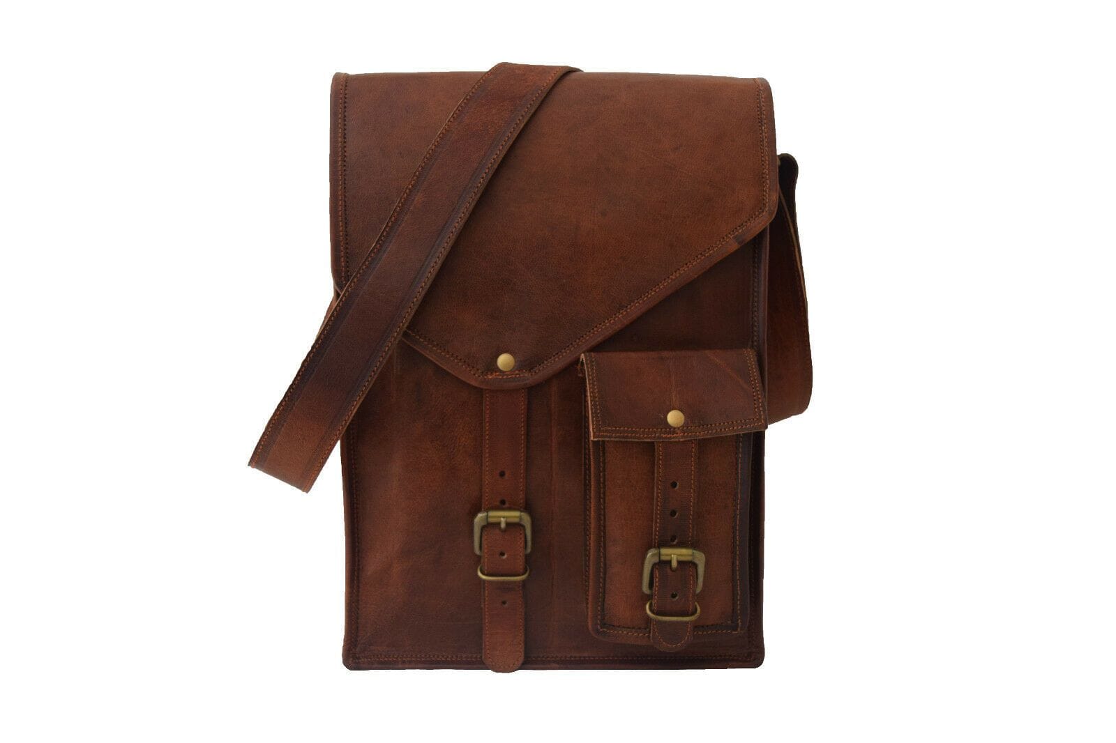 Goat Leather Tablet Messenger