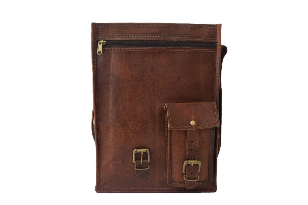 Goat Leather Tablet Messenger